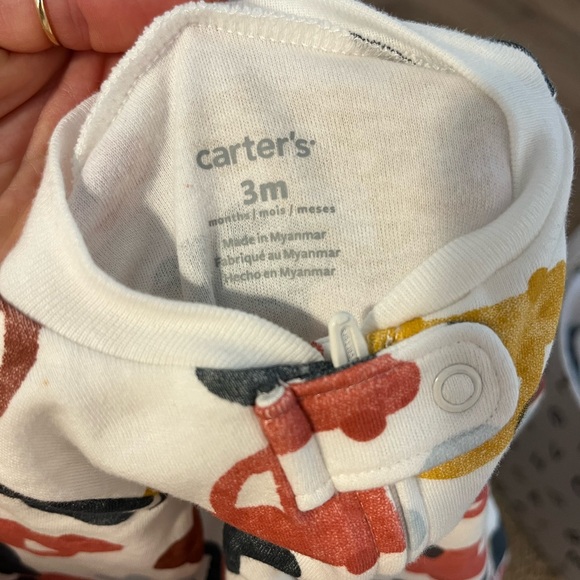 Car Print Zip Up Sleeper NWOT - Picture 5 of 6